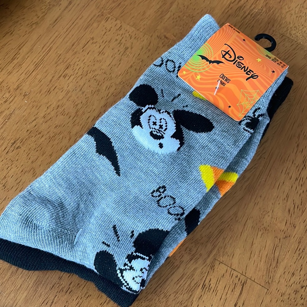 Disney Halloween crew socks - 2 pair